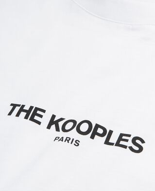 The Kooples FEMME WHITE t-shirt logo blanc