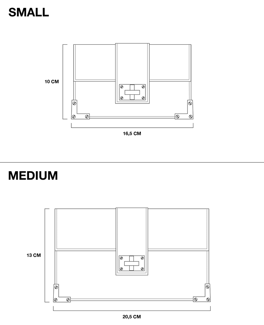 The Kooples DAMEN ORANGE FLUO kleine, orange pochette emily aus leder