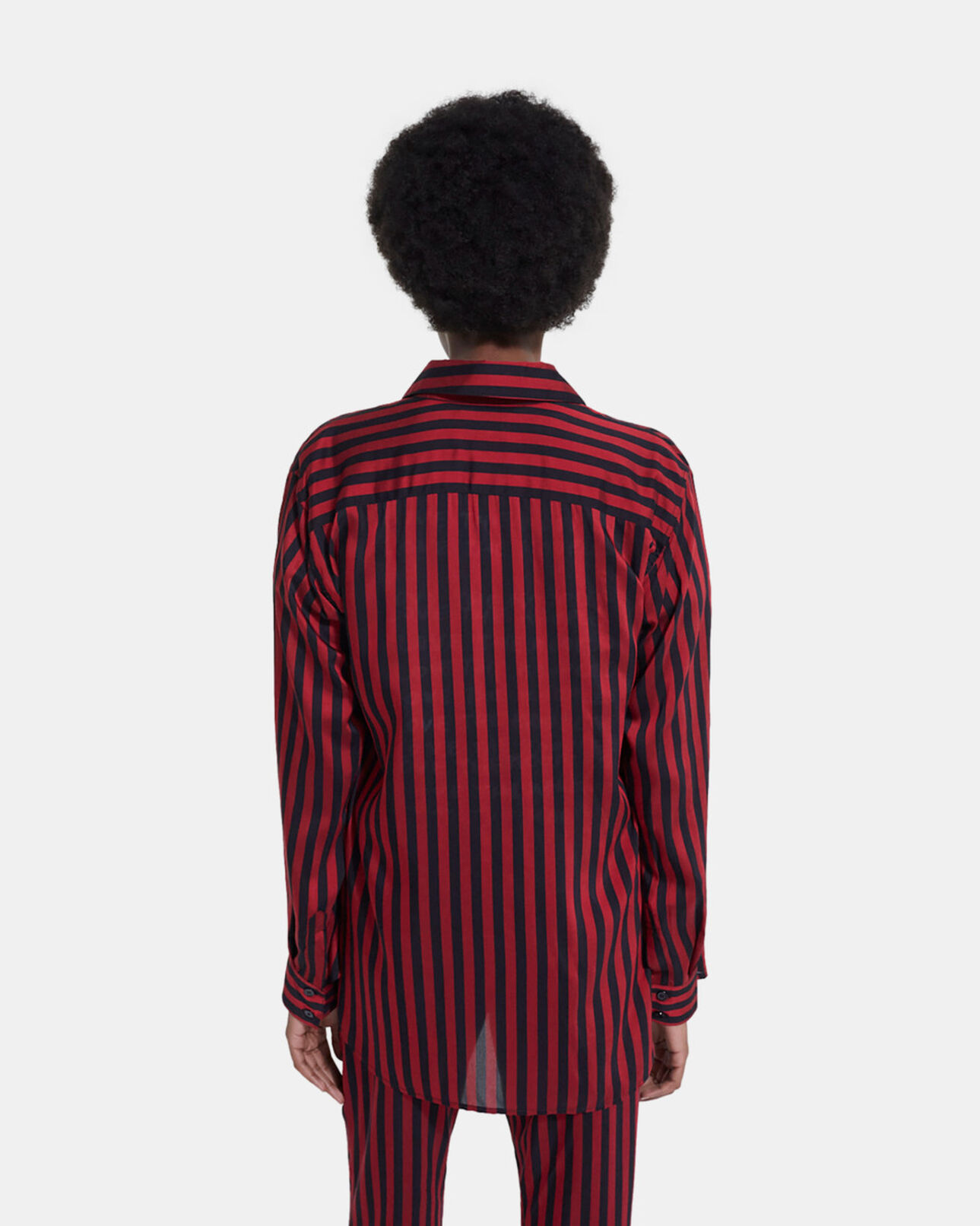 The Kooples DAMEN ROUGE NOIR hemd mit streifen