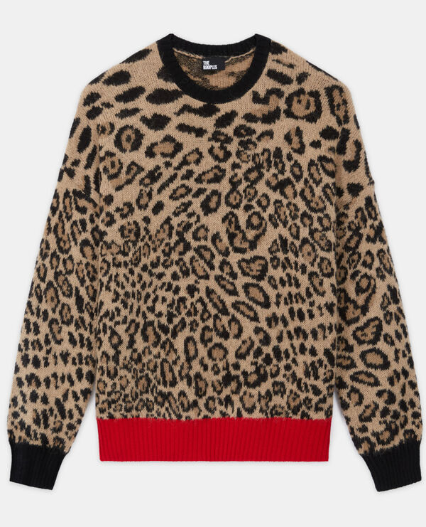 leopard print sweater