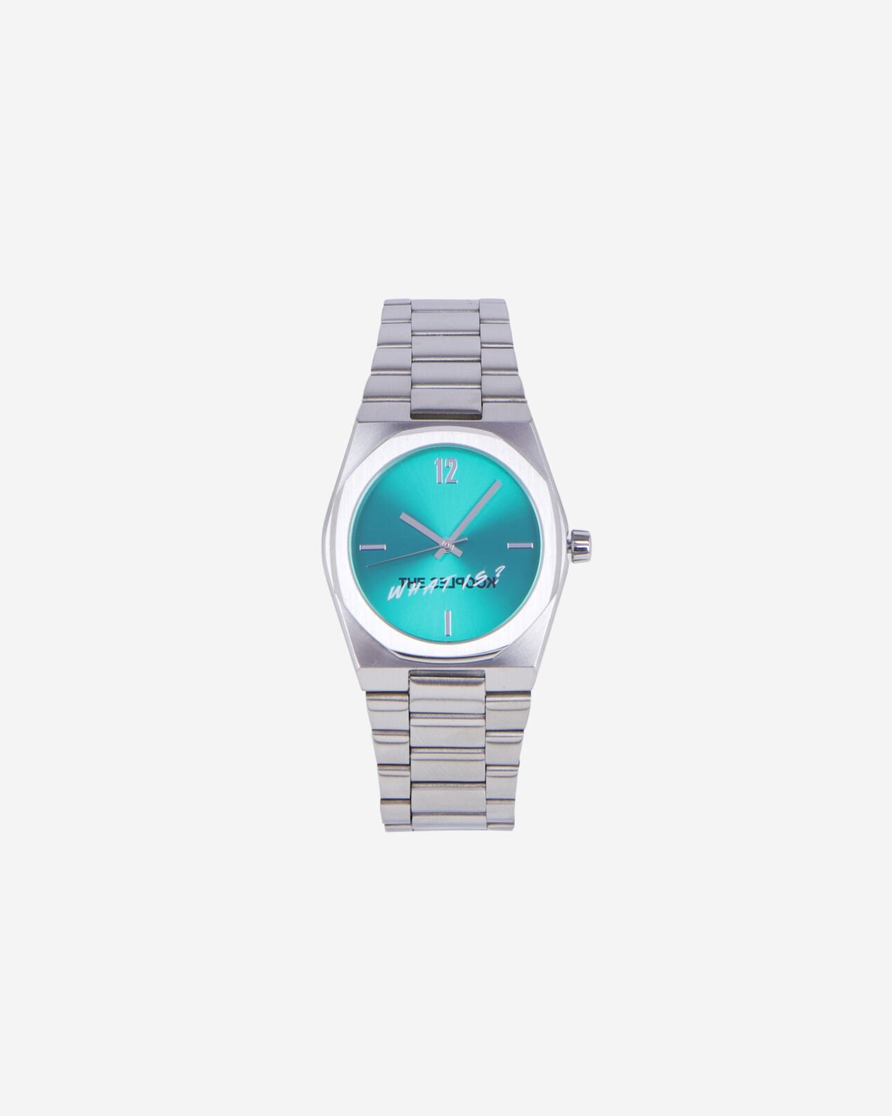 The Kooples UNISEX SILVER was ist eine silberne uhr mit grünem zifferblatt