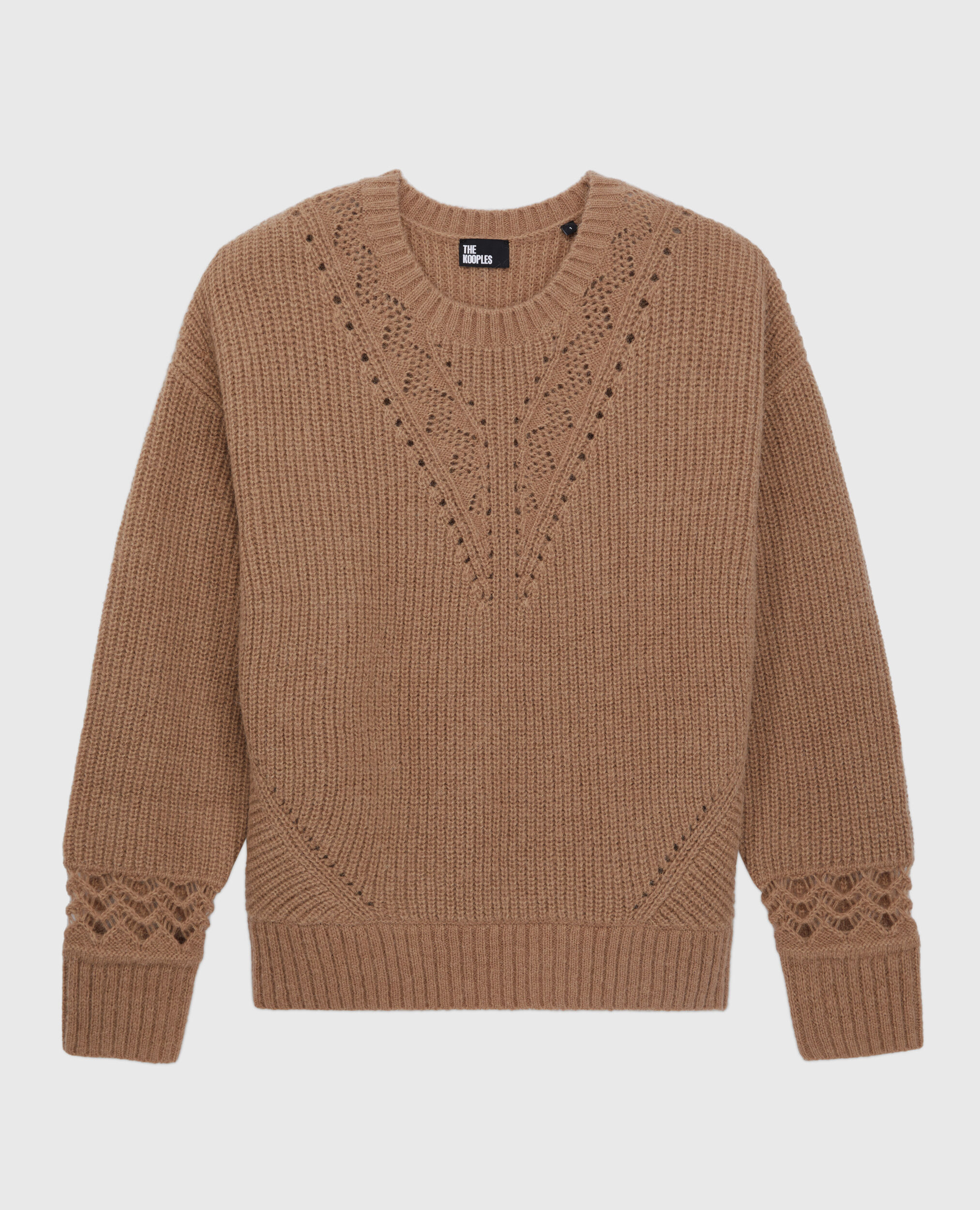 Camel wool-blend sweater, BROWN-BEIGE, hi-res image number null