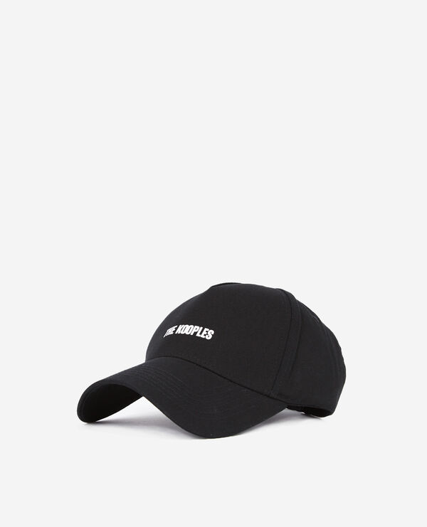 the kooples black logo cap