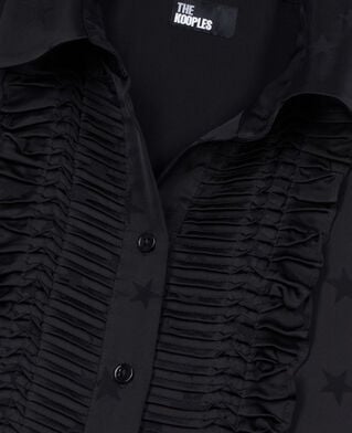 The Kooples DAMEN BLACK kurzes, schwarzes jacquard-kleid