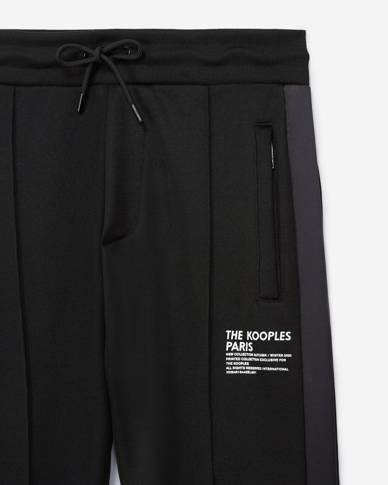 The Kooples HOMME BLACK jogging noir imprimé