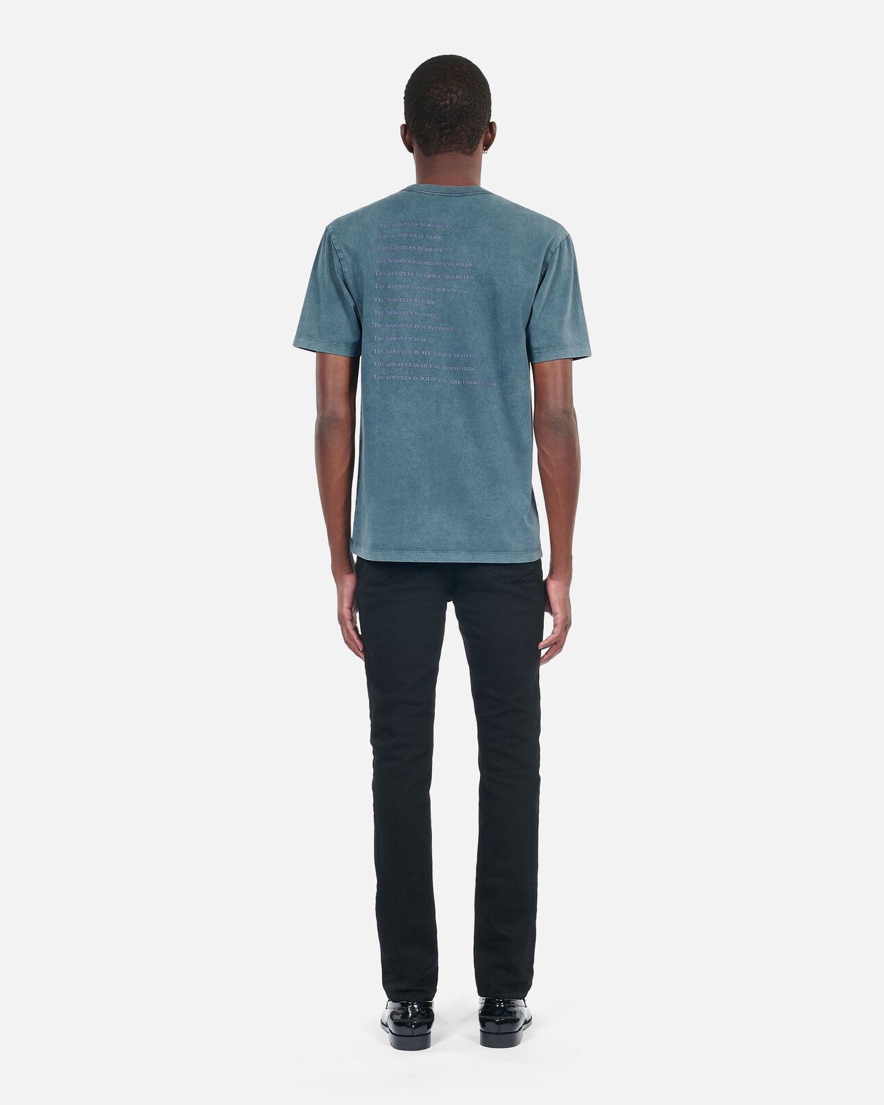 The Kooples HOMME DARK BLUE t-shirt what is avec clous bleu