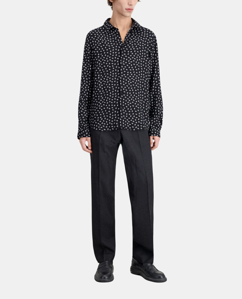 The Kooples HOMME BLACK WHITE chemise imprimée