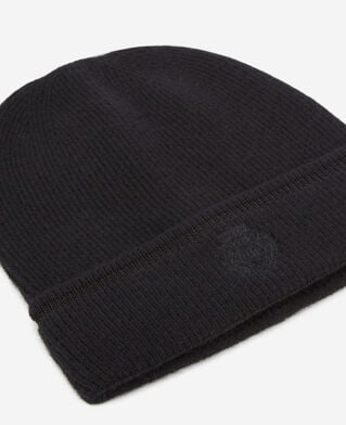The Kooples MIXTE BLACK bonnet en cachemire noir