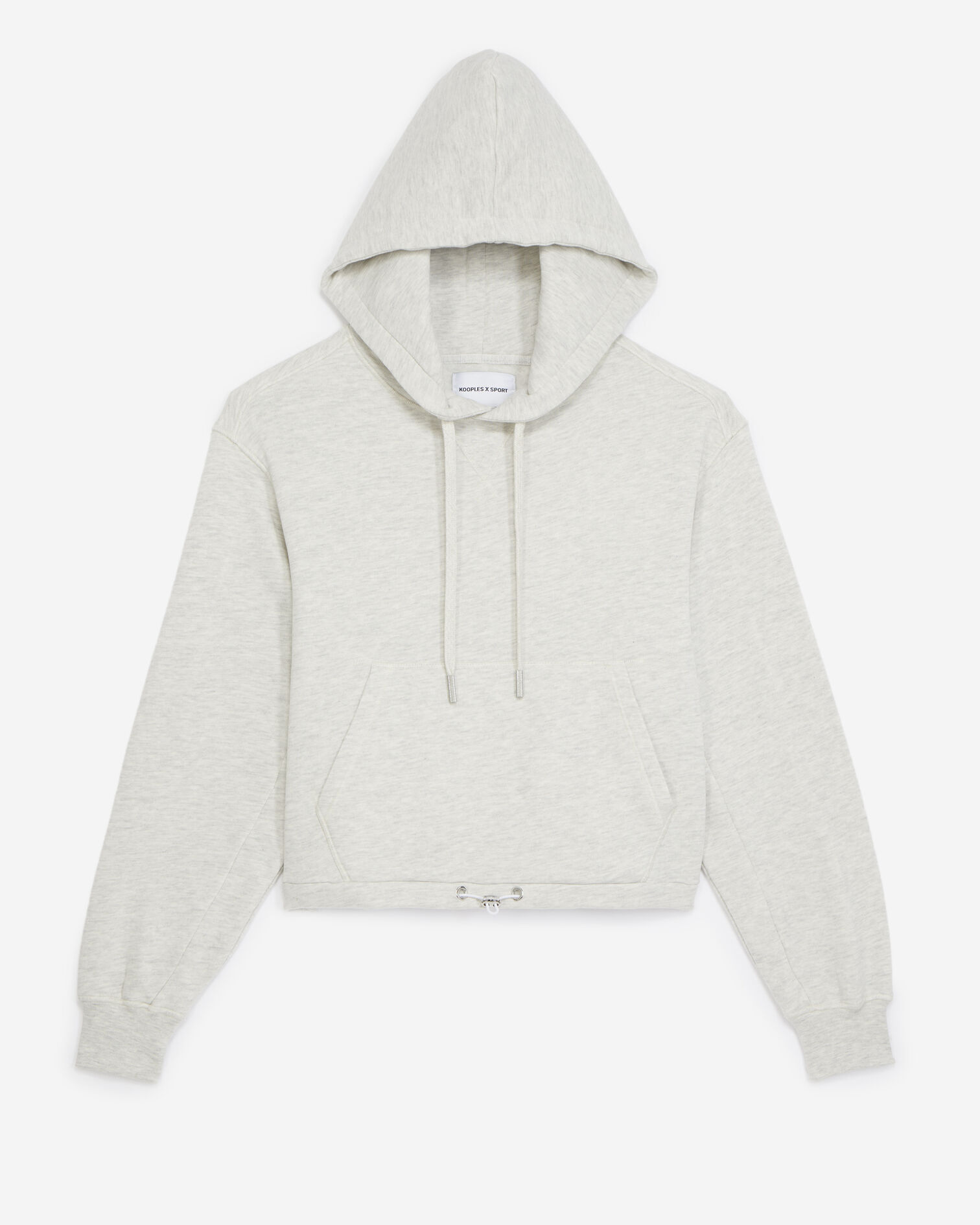 Sweatshirt grau Kapuze Kängurutasche, LIGHT GREY MELANGE, hi-res image number null