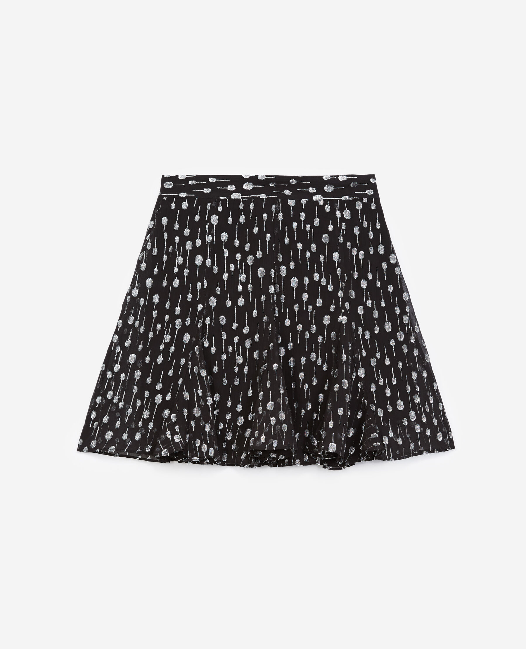 Short black polka dot skirt discount