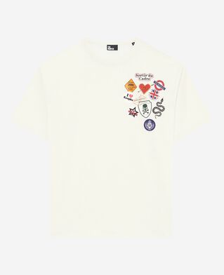 The Kooples MEN ECRU ecru pines-effect printed t-shirt