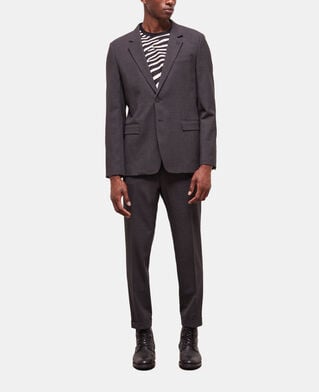 The Kooples HERREN BLACK GREY anzugjacke aus wolle