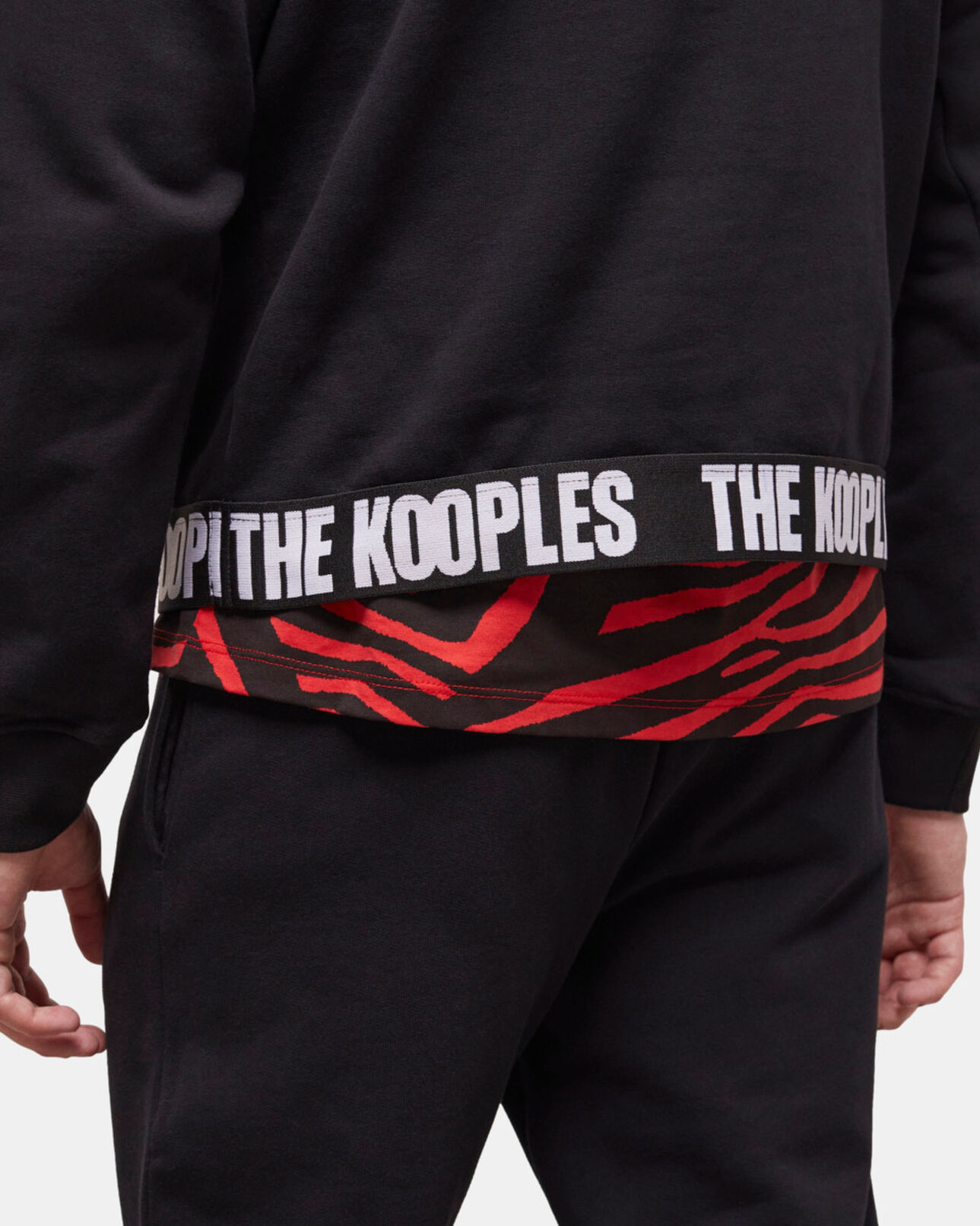 The Kooples HOMME BLACK sweatshirt logo the kooples noir
