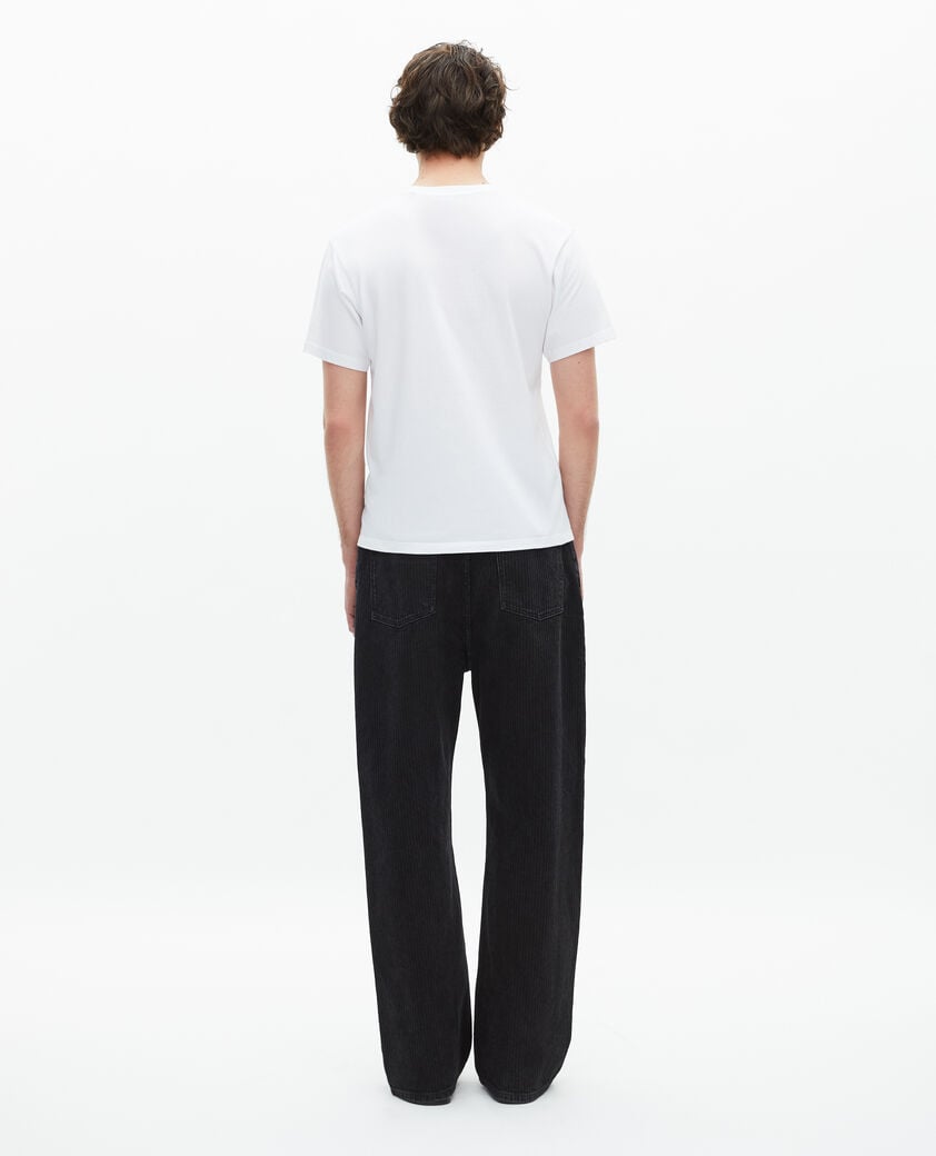 The Kooples H WHITE white logo t-shirt