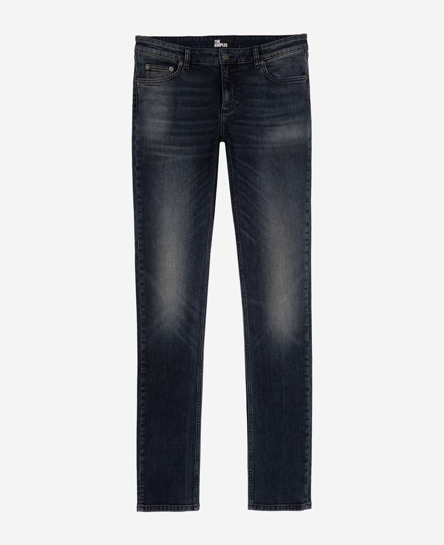 The Kooples DAMEN BLUE ELECTRIC dunkelblaue slim-fit-jeans