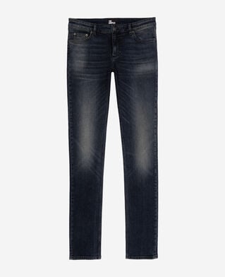 The Kooples DAMEN BLUE ELECTRIC dunkelblaue slim-fit-jeans