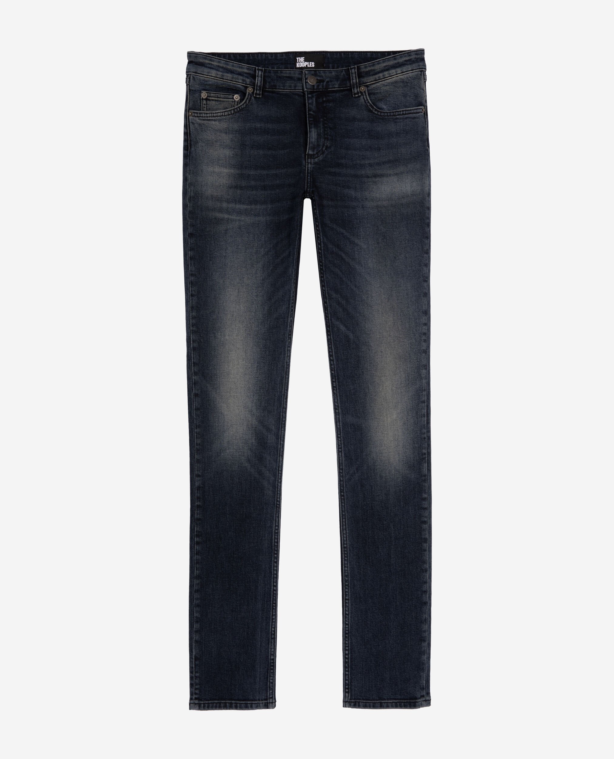 Dunkelblaue Slim-Fit-Jeans, BLUE ELECTRIC, hi-res image number null