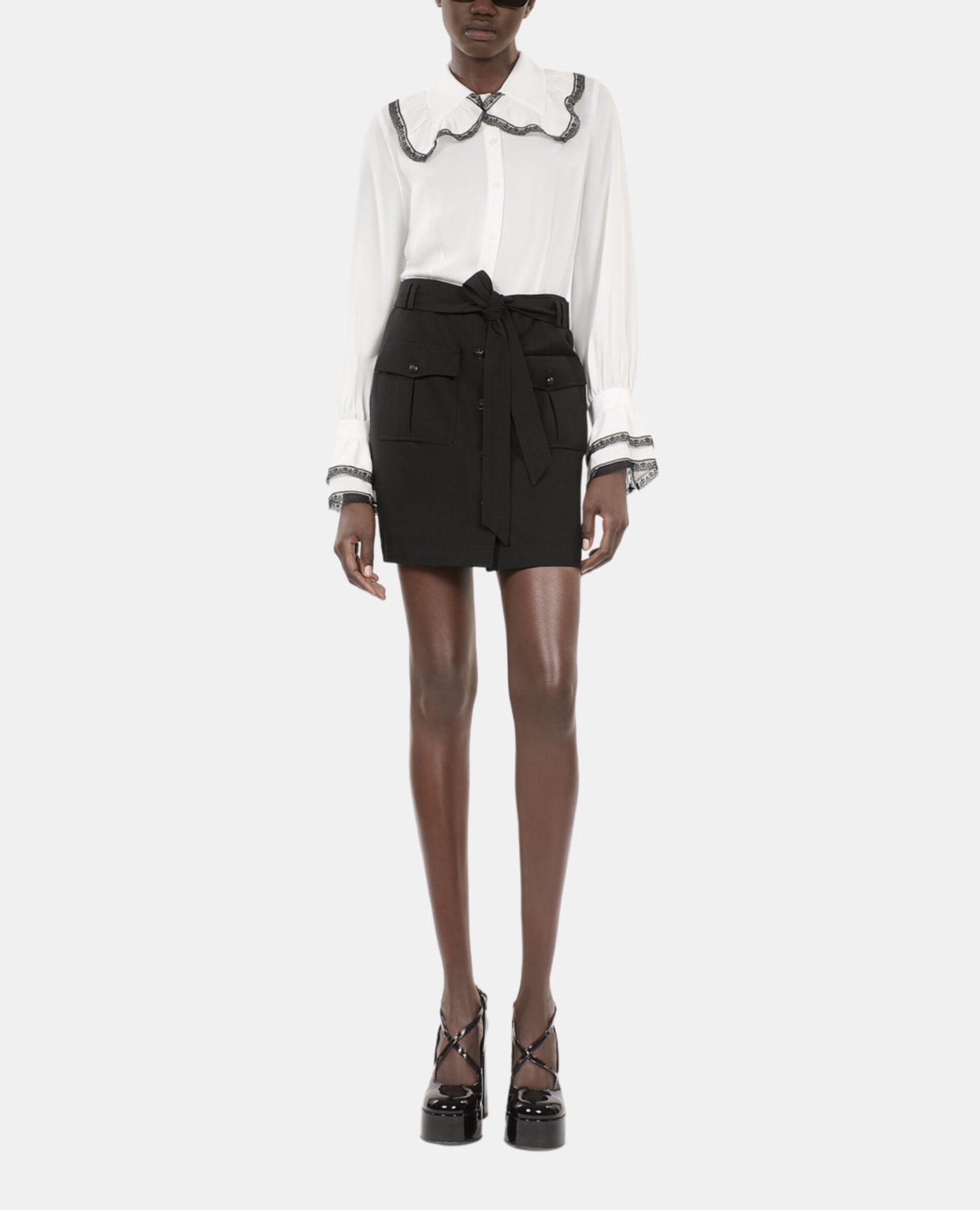 Jupe courte noire, BLACK, hi-res image number null