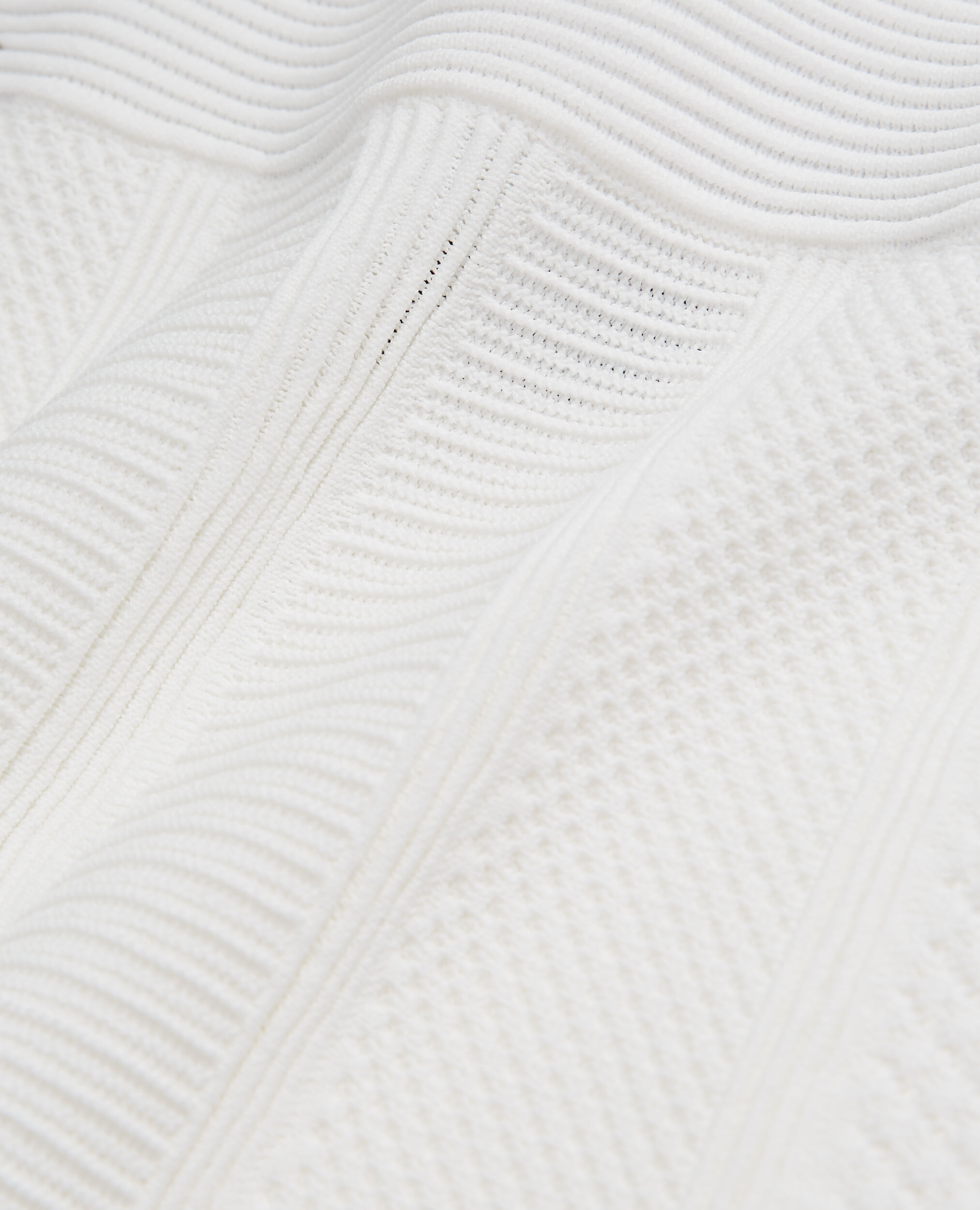 Kurzer, weißer Strickrock, WHITE, hi-res image number null