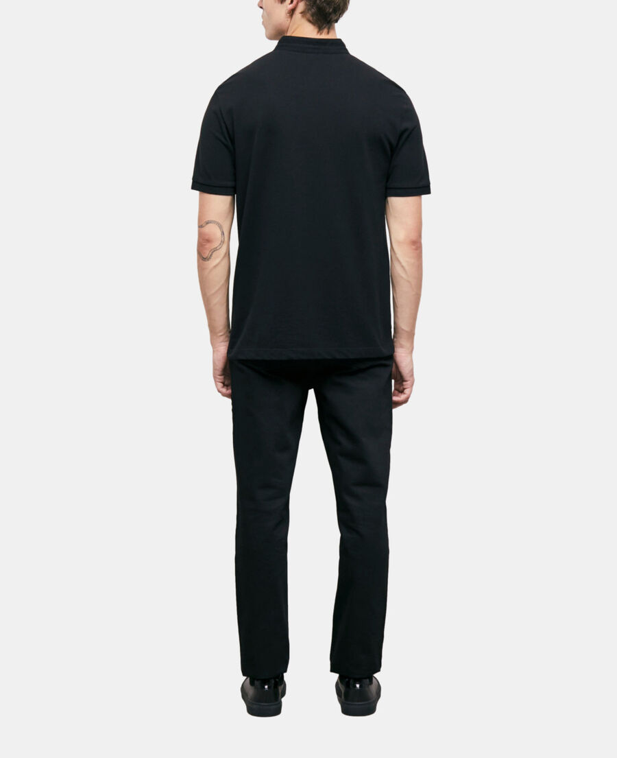poloshirt schwarz