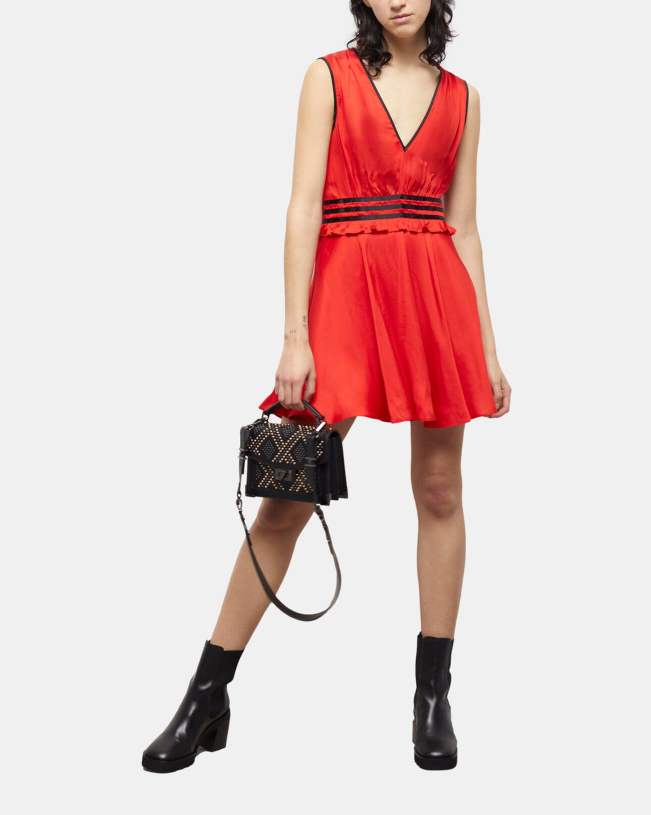 The Kooples DAMEN RED kurzes rotes kleid