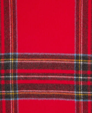 The Kooples M RED checked wool scarf