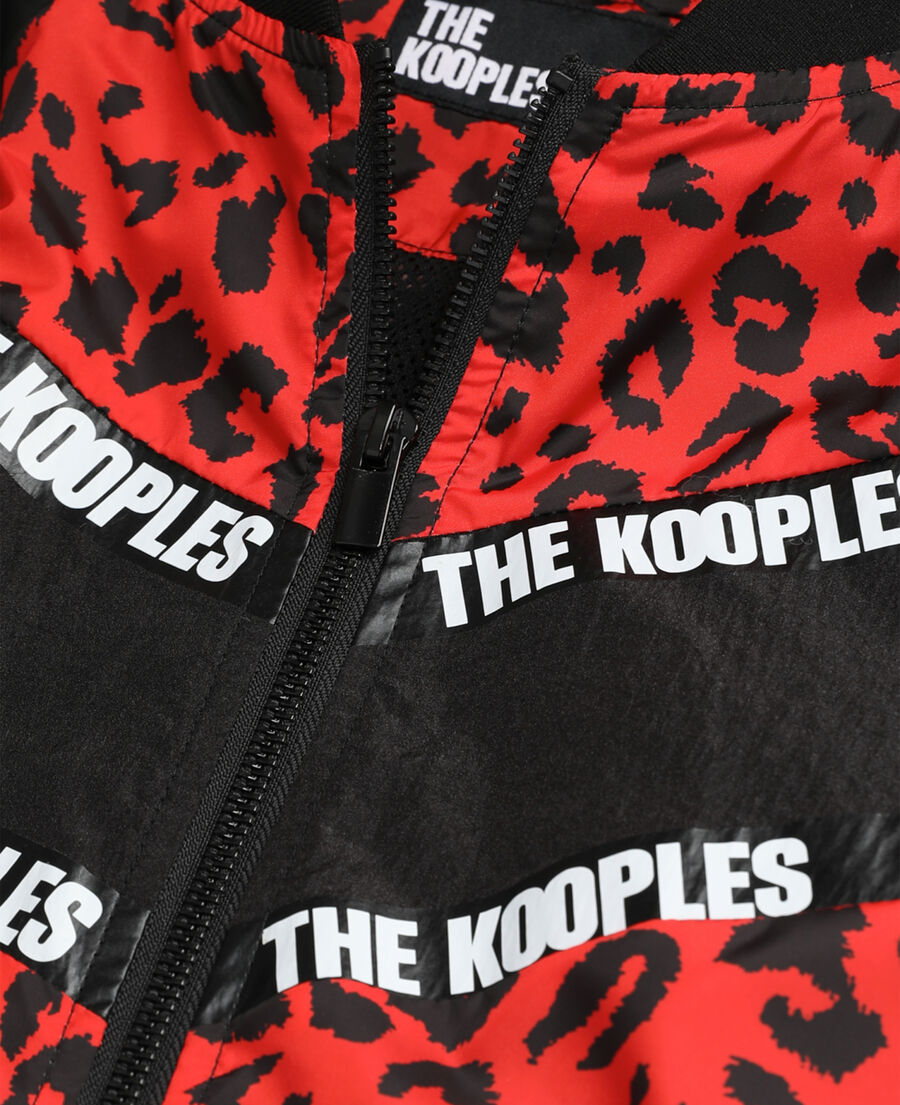 The Kooples F MULTICOLOR two-tone jacket with logo bands