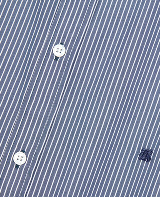 The Kooples MEN NAVY / WHITE striped shirt