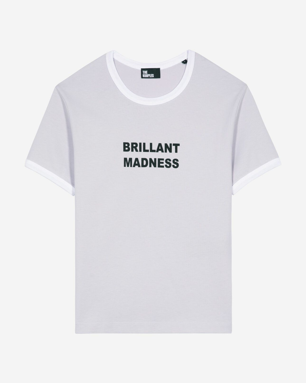 The Kooples F LIGHT PURPLE t-shirt with lilac screen print