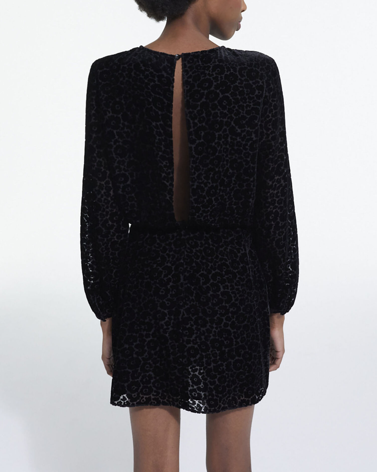 Short black dress, BLACK, hi-res image number null