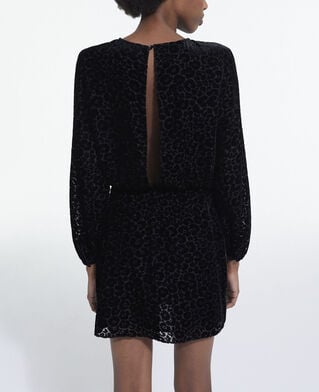 The Kooples FEMME BLACK robe courte noire