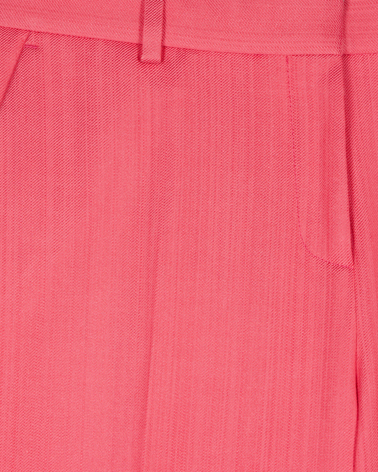 The Kooples WOMEN RETRO PINK fuchsia suit trousers