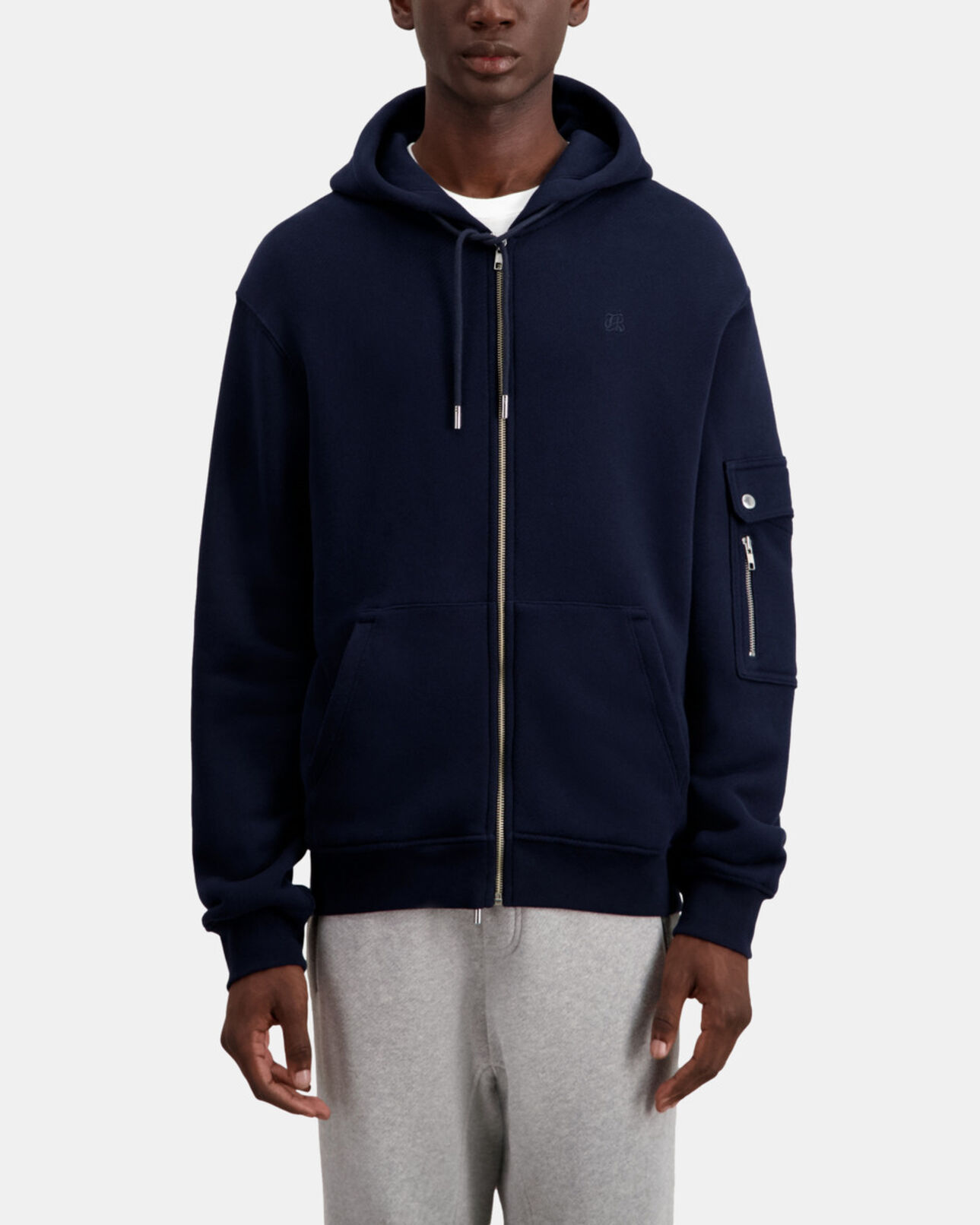The Kooples MEN NAVY navy blue hoodie
