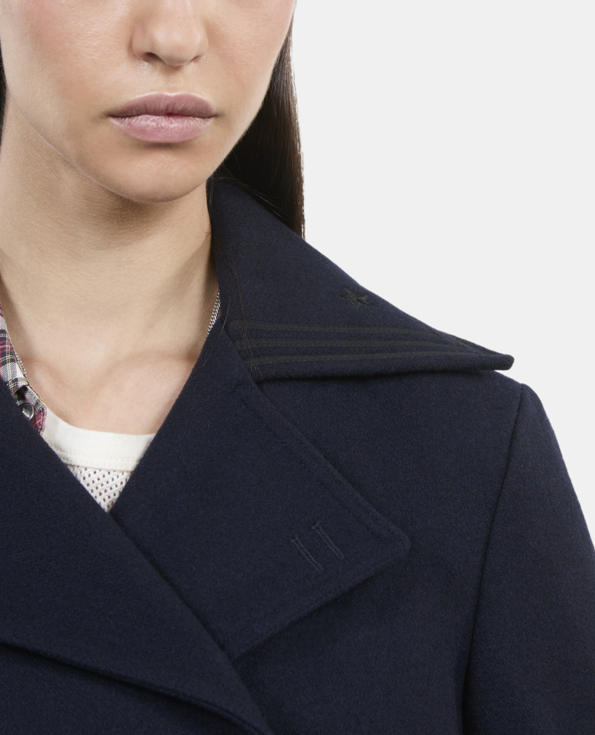 Caban court bleu marine, DARK NAVY, hi-res image number null