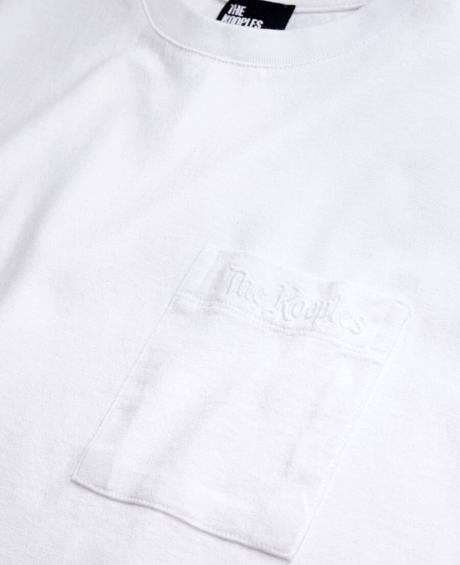 white t-shirt with logo