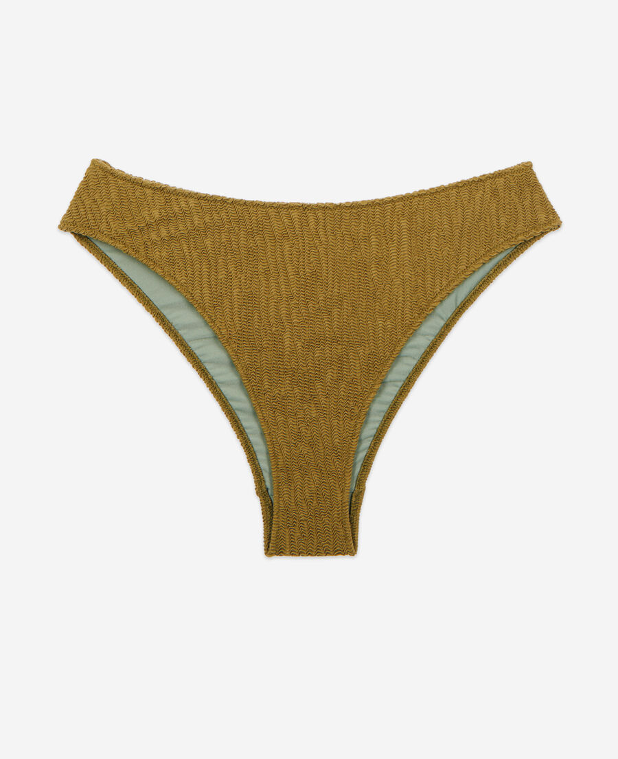 The Kooples F KAKI the kooples x luz khaki cutaway swimsuit bottoms