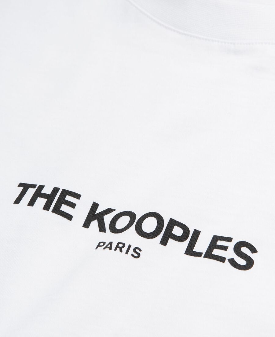 The Kooples WOMEN WHITE white logo t-shirt