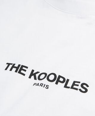 The Kooples FEMME WHITE t-shirt logo blanc