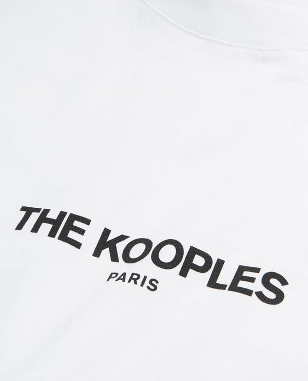 The Kooples FEMME WHITE t-shirt logo blanc