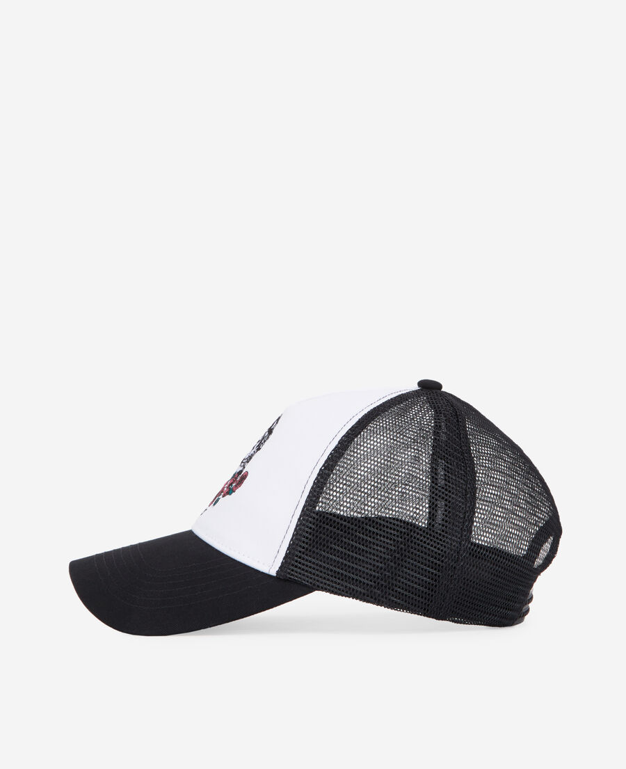 casquette bicolore vintage skull