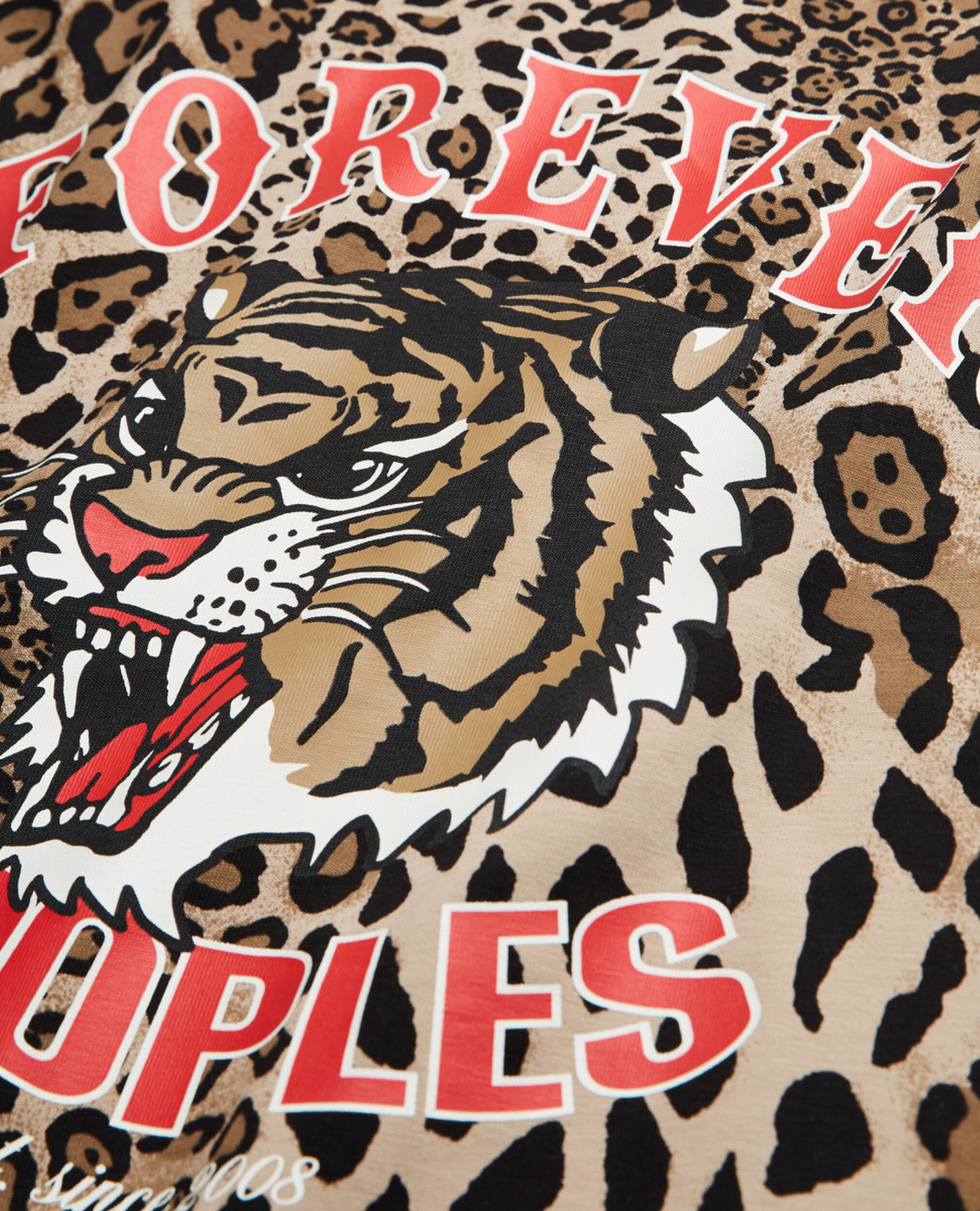 Camiseta algodón leopardo, LEOPARD, hi-res image number null