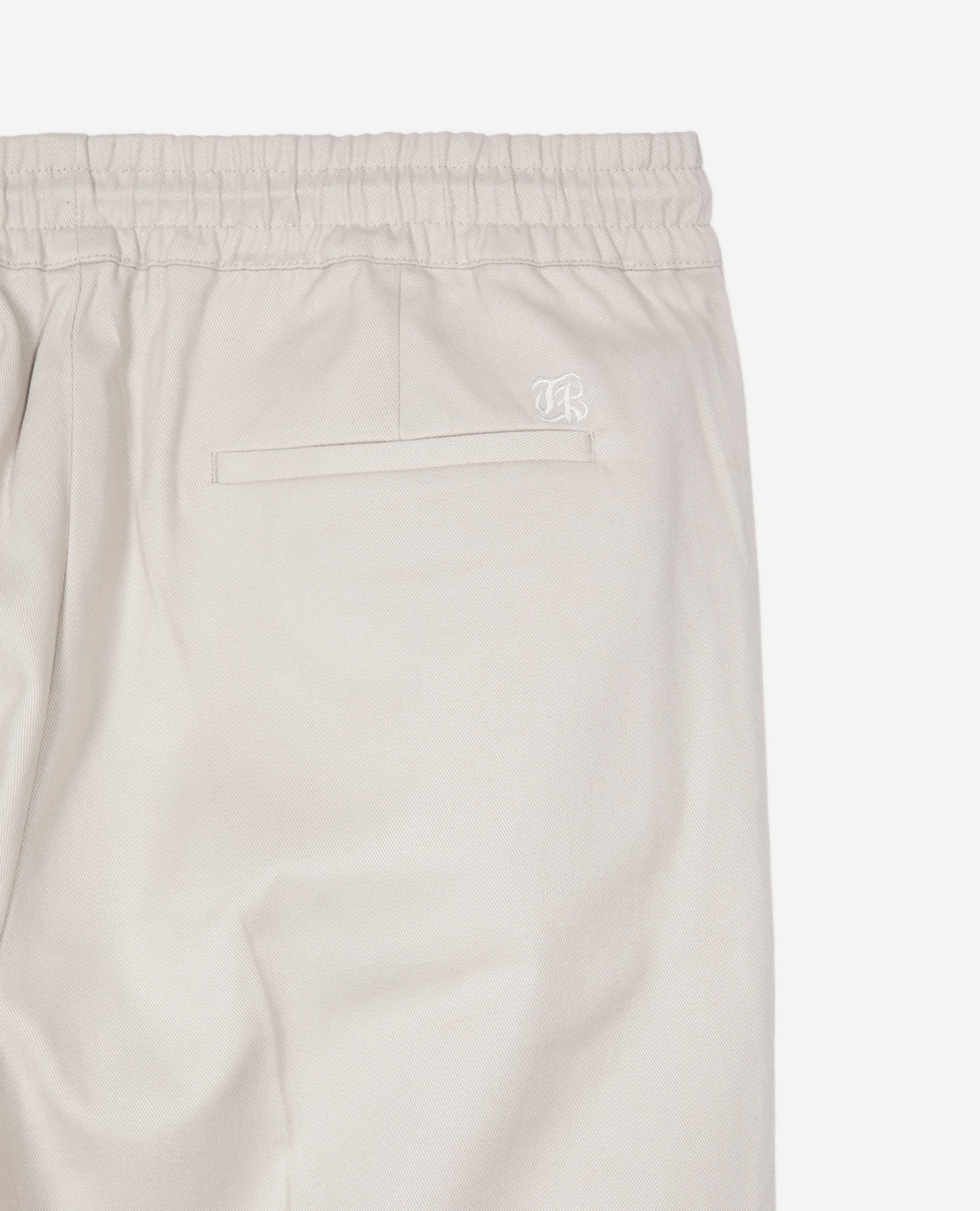 Straight gray cotton pants, LIGHT GREY, hi-res image number null