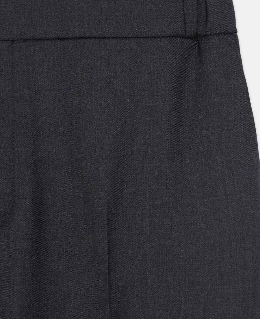 gray wool pants