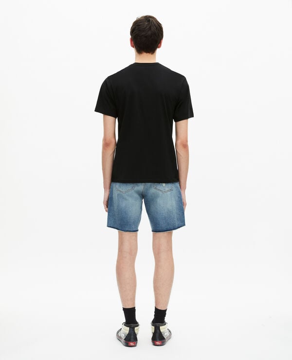The Kooples HOMME BLACK t-shirt avec logo noir