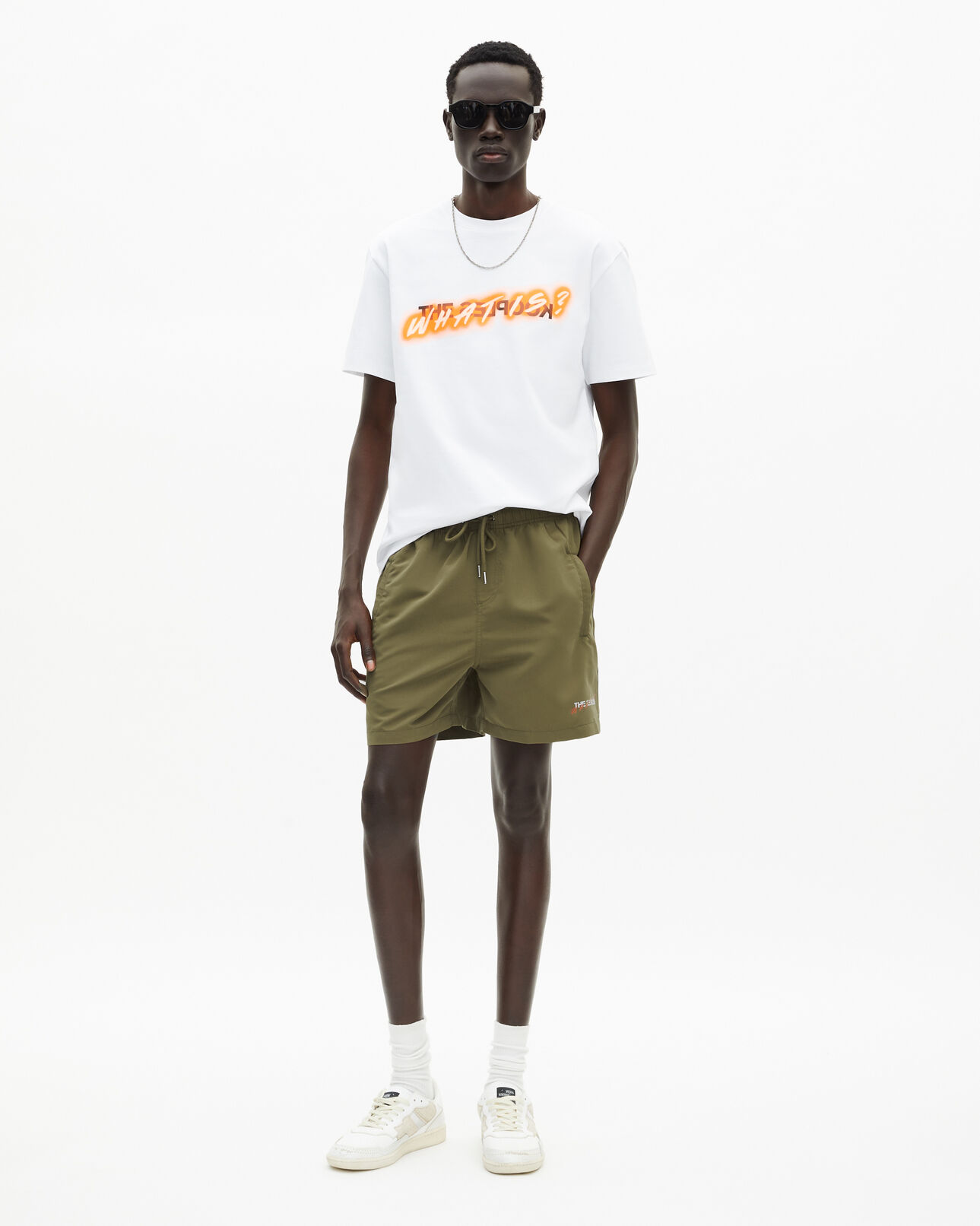 The Kooples MEN KAKI khaki what is swimsuit