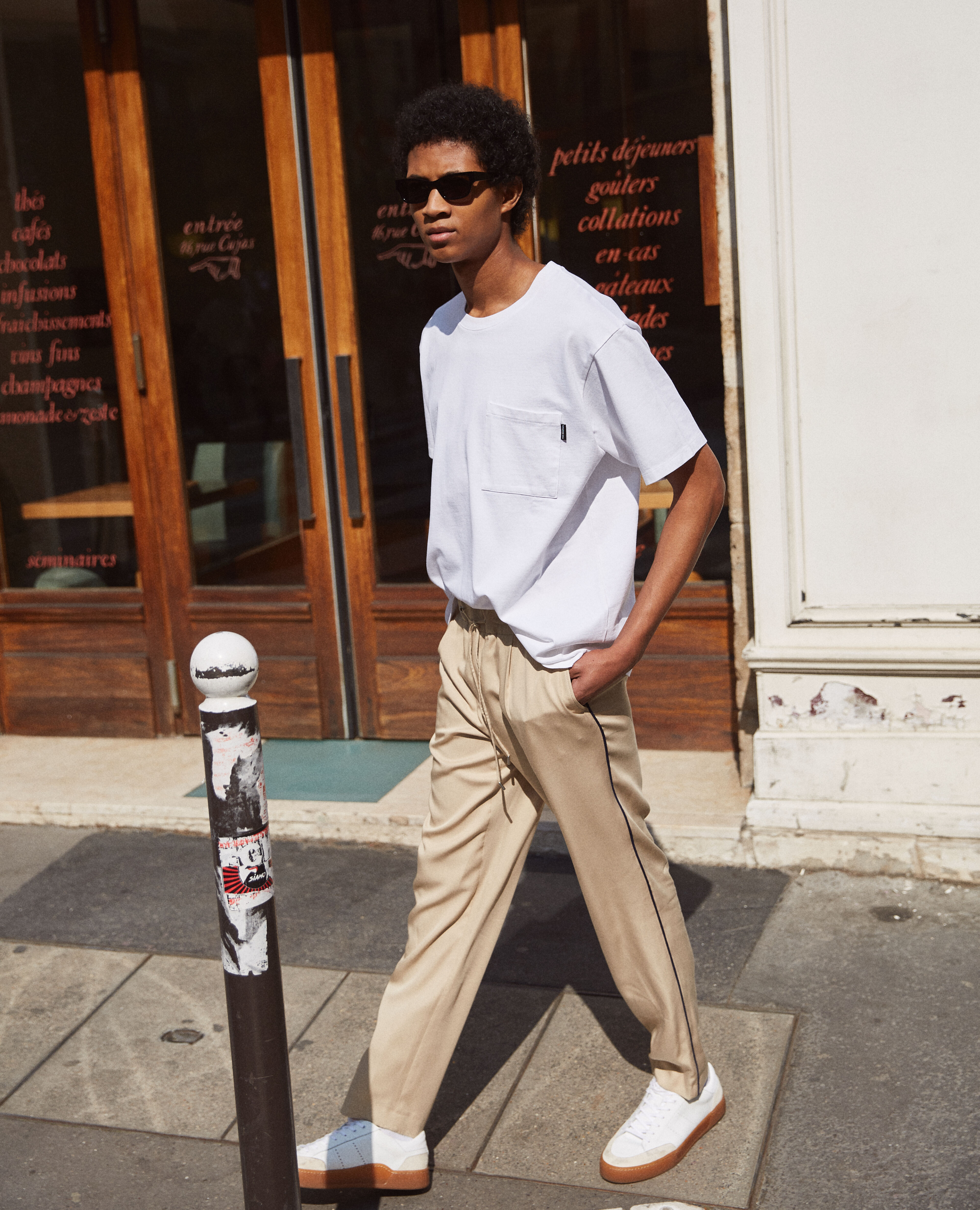 Pantalon hotsell fluide coton