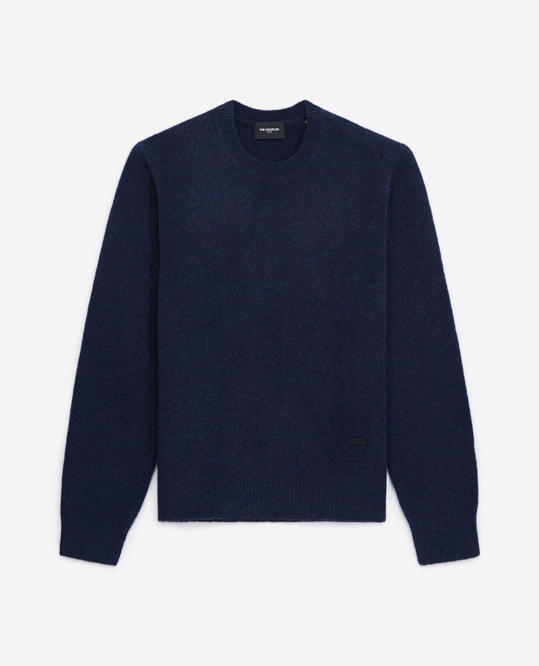 Pull en laine bleu marine sales