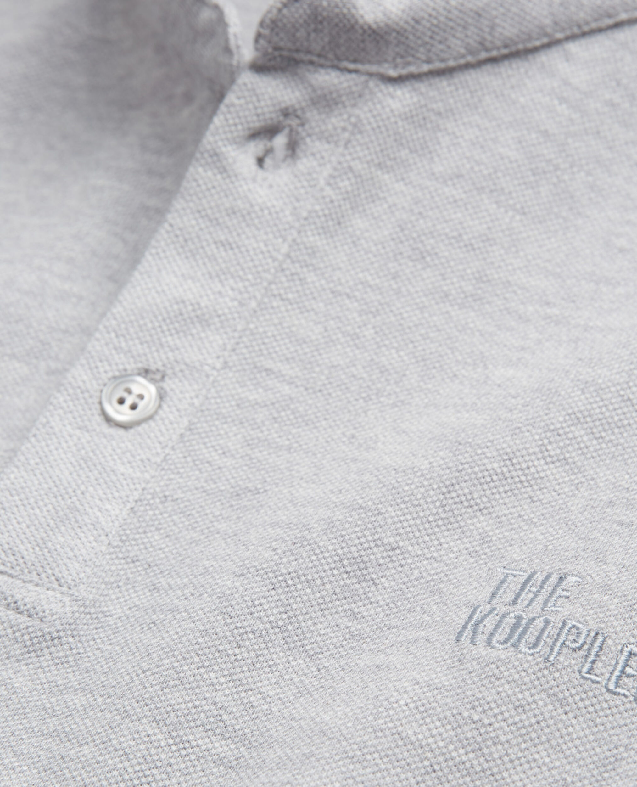 Polo gris, GREY MELANGE, hi-res image number null