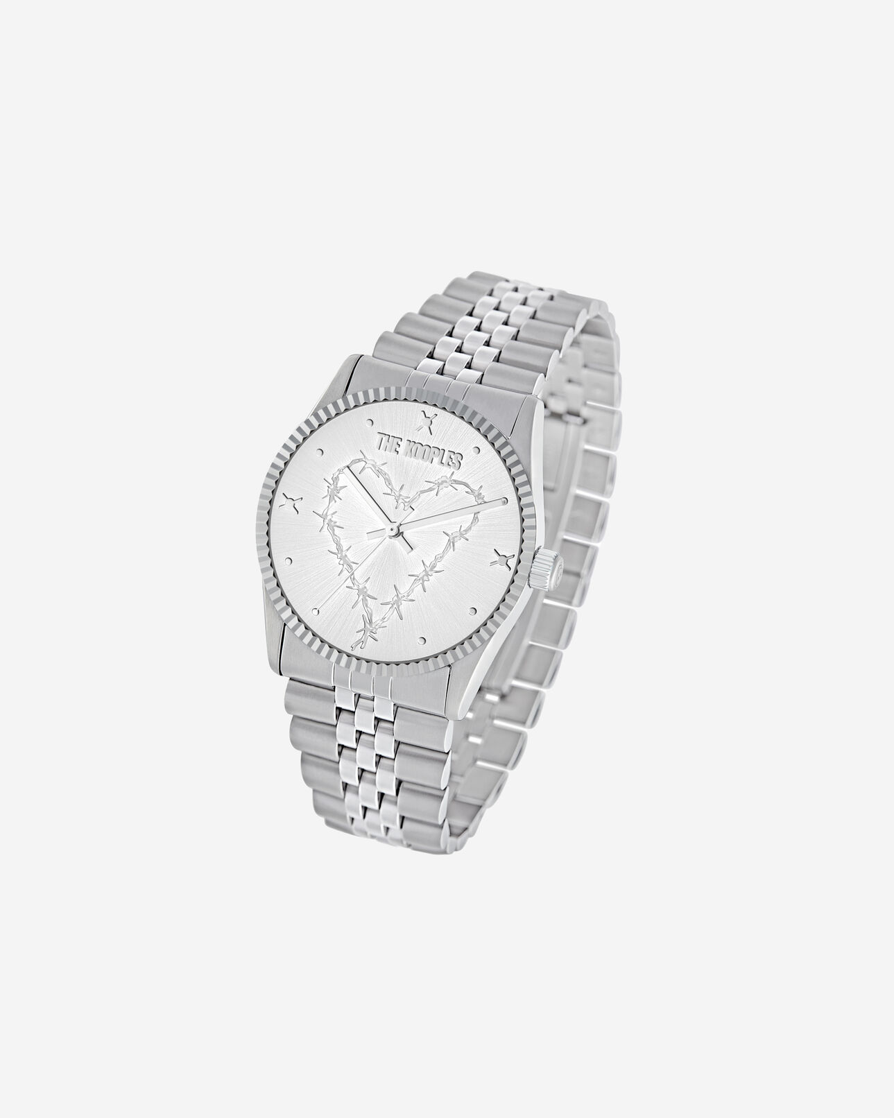 The Kooples MIXTE SILVER montre heart wire argentée