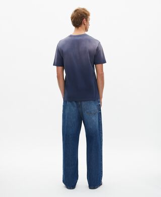 The Kooples MEN DARK NAVY navy blue faded logo t-shirt